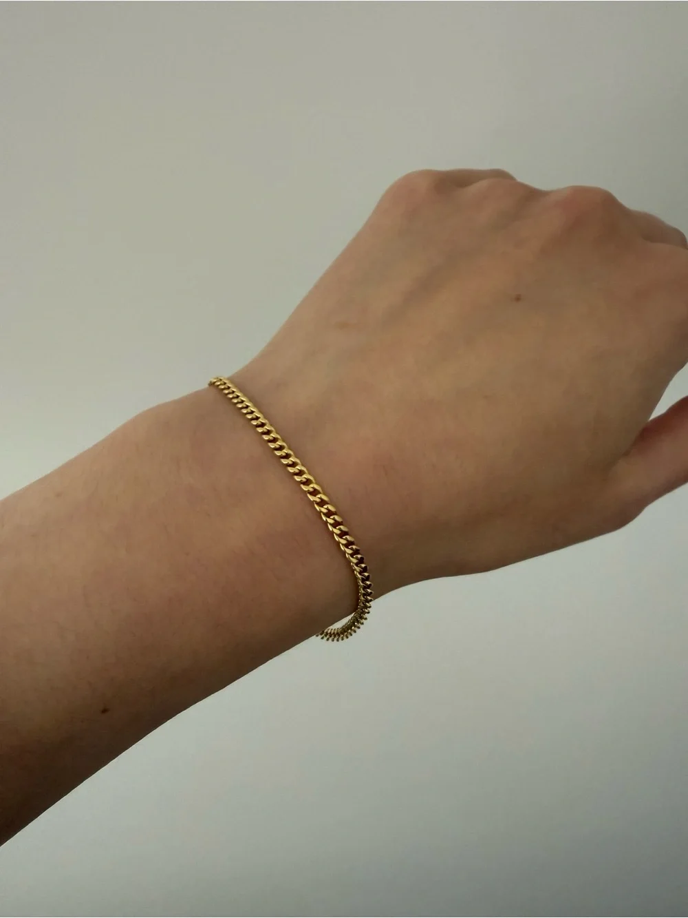 14k Curb Chain Link 7” Bracelet